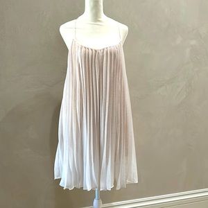 Perfect cool white summer dress.